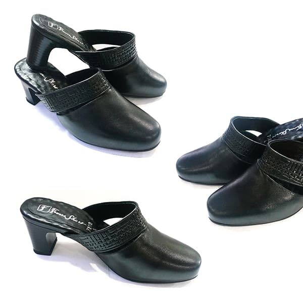 แบบแตะมีส้น หน้าเรียว ใส่สบาย ไม่มีสายรัดข้อ 5